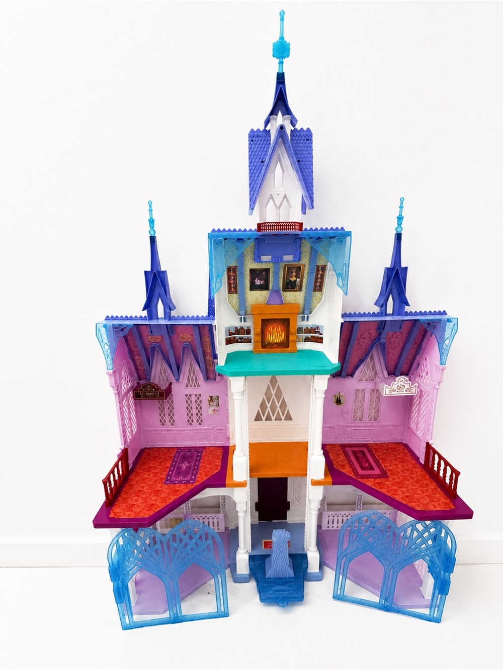 Disney Blue & Pink Princess Castle Playset with Turrets
